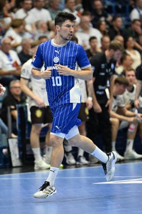 September 27, 2026, GER, Handball, Men s, Opel HBL, 2026–2027 Season, Matchday 6, VfL Gummersbach vs. Bergischer HC Alex Dujshebaev VfL Gummersbach 10, Individual Play, Full-Body, DFB and DFL regulations prohibit any use of photographs as image sequences and or quasi-video. Gummersbach SCHWALBE Arena, NRW, Germany Copyright: xNordphoto Meuterx