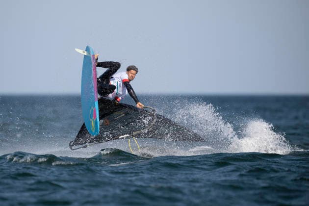 PWA Citroën World Windsurfing Tour Sylt 2026 Day 2 Freestyle Men, Slalom Men Training Sylt Westerland, September 27, 2026 Luka Stomp Freestyle Men, Curaçao, CUR 112 PWA Citroën World Windsurfing Tour Sylt 2026 Day 2 Freestyle Men, Slalom Men Training on September 27, 2026, off Brandenburger Beach, motorboat on Sylt, Westerland, Germany Copyright: xBEAUTIFULxSPORTS AndreasxDickx