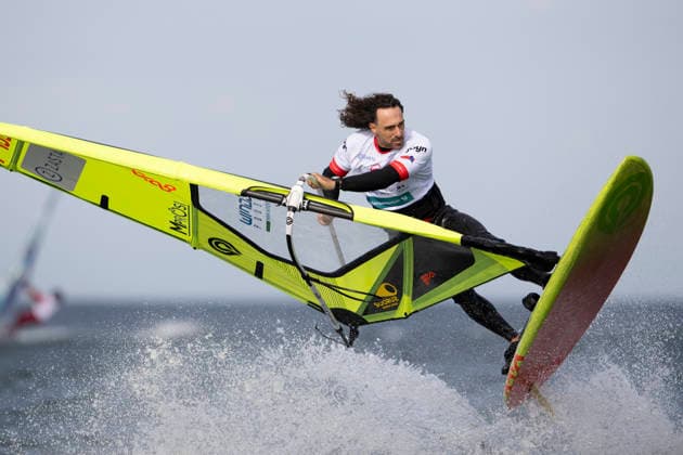 PWA Citroën World Windsurfing Tour Sylt 2026 Day 2 Freestyle Men, Slalom Men Training Sylt Westerland, September 27, 2026 Nicolas Akgazciyan Freestyle Men, France, F 400 PWA Citroën World Windsurfing Tour Sylt 2026 Day 2 Freestyle Men, Slalom Men Training on September 27, 2026, off Brandenburger Beach, motorboat on Sylt, Westerland, Germany Copyright: xBEAUTIFULxSPORTS AndreasxDickx