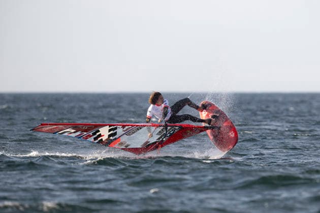 PWA Citroën World Windsurfing Tour Sylt 2026 Day 2 Freestyle Men, Slalom Men Training Sylt Westerland, September 27, 2026 Lennert Neubauer Freestyle Men, Greece, GRE 734 PWA Citroën World Windsurfing Tour Sylt 2026 Day 2 Freestyle Men, Slalom Men Training on September 27, 2026, off Brandenburger Beach, motorboat on Sylt, Westerland, Germany Copyright: xBEAUTIFULxSPORTS AndreasxDickx