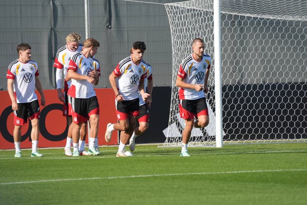 Florian Wirtz, Germany; Nick Woltemade, Germany; Finn Jeltsch, Germany; Aleksandar Pavlovic, Germany; Waldemar Anton, Germany; Herzo Base, September 29, 2026; German National Team, Nations League Preparation, Home Ground, HerzoBase, World of Adidas, Herzogenaurach