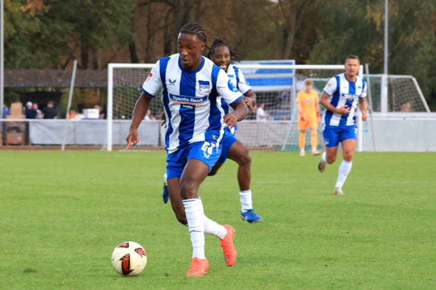 September 29, 2026, Germany, Soccer, Friendly Match, 2. Bundesliga, Matchday, 2026–2027 Season, Ernst Reuter Stadium, Berlin, Hertha03 Zehlendorf vs. Hertha BSC Jelani Ndi Hertha BSC Berlin 28 2 League DFB DFL regulations prohibit any use of photographs as image sequences and or quasi-video nordphoto GmbH Engler Berlin Ernst Reuter Stadium Berlin Germany Copyright: xNordphotox xEnglerx