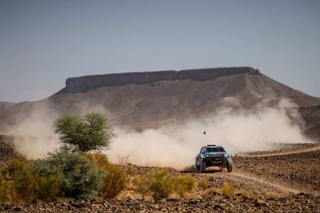 W2RC - RALLYE DU MAROC 2026 240 FERREIRA Joao (por), PALMEIRO Filipe (por), Toyota Hilux IMT Evo, Toyota Gazoo Racing SA, FIA W2RC, ULT T1+, action, during the Stage 2 of the Rallye du Maroc 2026, 4th round of the 2026 WR2C Championship from September 30, 2026 around Zagora, Morocco - AgadirMorocco Copyright: xDamienxSaulnierx