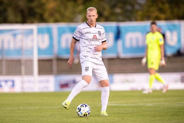 TSG Balingen vs. SSV Ulm 1846 Soccer, State Cup, WFV Cup, Round of 16, BIZERBA ARENA Balingen September 30, 2026 Cropped single image by Leon Müller SSV Ulm 1846 Soccer, 17 TSG Balingen vs. SSV Ulm 1846 Soccer, State Cup, WFV Cup, Round of 16, BIZERBA ARENA Balingen, September 30, 2026; Photo by Lucca Fundel; Balingen, BIZERBA ARENA, Baden-Württemberg, Germany
