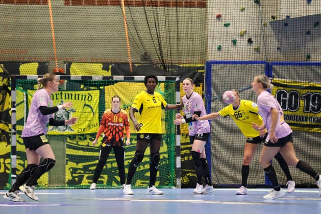 GER, BVB Borussia Dortmund Handball vs. SV Union Halle Neustadt, Handball, DHB Women s Cup, 2026–2027 Season, September 30, 2026, Laetitia Quist, BVB Borussia Dortmund Handball GER, BVB Borussia Dortmund Handball vs. SV Union Halle Neustadt, Handball, DHB Women s Cup, 2026–2027 Season, September 30, 2026, Dortmund Copyright: xEibner-Pressefoto JavadxMohammadpourx EP_JMR