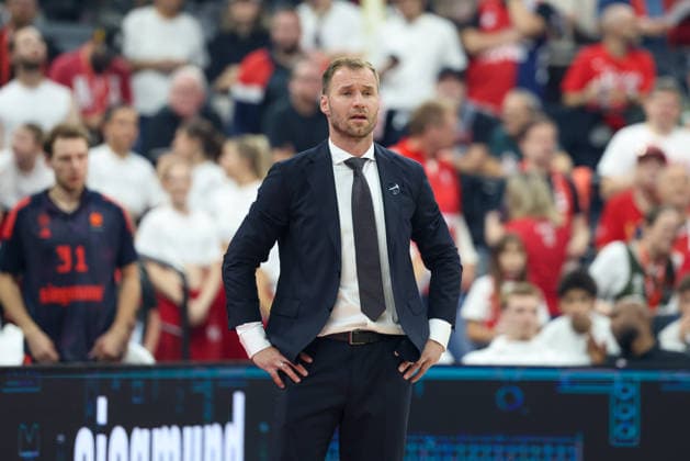Anton Gavel, FC Bayern Basketball, Head Coach, GER, FC Bayern Basketball vs. Partizan Mozzart Bet Belgrade, Basketball, EuroLeague, Matchday 3, 2026–2027 Season, October 2, 2026, GER, FC Bayern Basketball vs. Partizan Mozzart Bet Belgrade, Basketball, EuroLeague, Matchday 3, 2026–2027 Season, October 2, 2026, Munich Copyright: xEibner-Pressefoto JennixMaulx EP_JML