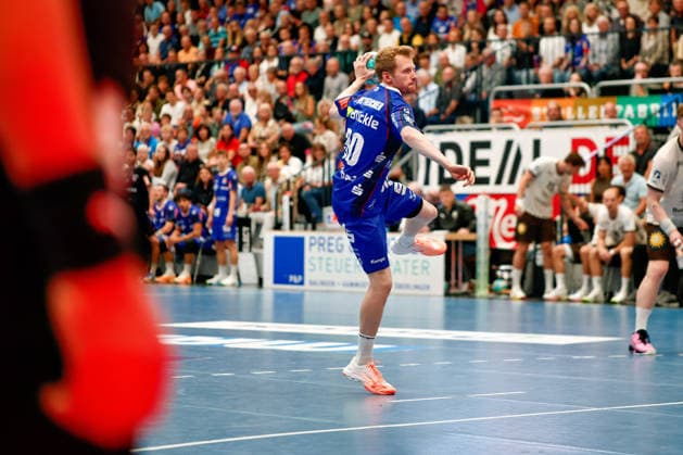 Sascha Pfattheicher, HBW Balingen Weilstetten, 30 on the 7-meter throw, GER, HBW Balingen Weilstetten vs. Bergischer HC, Handball, Opel Handball Bundesliga, Matchday 7, 2026–2027 season, October 2, 2026, GER, HBW Balingen Weilstetten vs. Bergischer HC, Handball, Opel Handball Bundesliga, Matchday 7, 2026–2027 season, October 2, 2026, Balingen Copyright: xEibner-Pressefoto KirstenxJaegerx