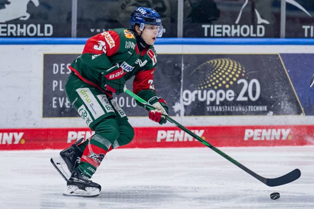 Tim Wohlgemuth, Augsburger Panther, 33, GER; Augsburger Panther vs. Grizzlys Wolfsburg, ice hockey, DEL, 2026–2027 season, Matchday 4, October 2, 2026; Photo: HMB Media, Heike Feiner Copyright: HMBxMedia HeikexFeiner