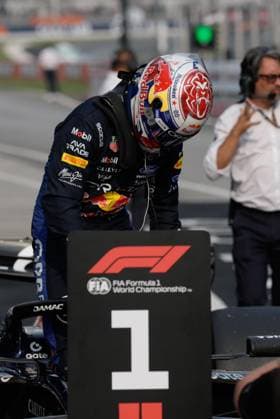 Max Verstappen (NLD), Red Bull Racing Ford RB22, portrait from the 2026 Formula 1 Bahrain Grand Prix in Malaysia, taken during qualifying on October 16, 2026, at the Sepang International Circuit in Sepang, Malaysia. The race was the 16th round of the 2026 Formula One World Championship, held from October 2 to 4, 2026 at the Sepang International Circuit in Sepang, Malaysia. Photo by Jiri Krenek, Active Pictures Malaysia