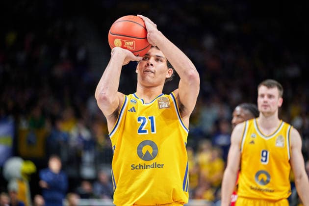 Brandon Angel ALBA BERLIN, 21, GER, ALBA Berlin vs. BMA 365 Bamberg Baskets, Men s Basketball, easy Credit BBL, 2026–27 Season, Matchday 4, October 3, 2026, GER, ALBA Berlin vs. BMA 365 Bamberg Baskets, Men s Basketball, easyCredit BBL, 2026–27 Season, Matchday 4, October 3, 2026, Berlin Copyright: xClaudiusxRauch,xEibner-Pressefotox xClaudiusxRauchx EP_CRH