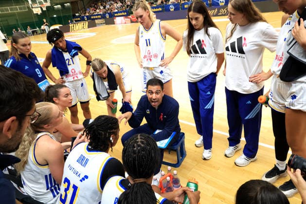 October 4, 2026, Germany, GER, DEU, Basketball, DBBL, 1st Bundesliga, Day 1, 2026–2027 Season, Berlin, ALBA Berlin vs. Marburg, Head Coach Cristo Cabrera, ALBA Berlin, ALBA players, nordphoto GmbH, Engler Berlin, Soemmeringhalle, Berlin, Germany Copyright: xNordphotox xEnglerx