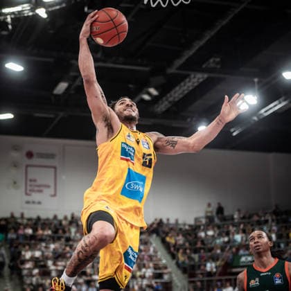 Ishmael Leggett, MHP RIESEN Ludwigsburg, May 5, GER, MHP Riesen Ludwigsburg vs. VET CONCEPT Gladiators Trier, Basketball Bundesliga, easycredit BBL, Matchday 4, 2026–2027 Season, October 4, 2026 GER, MHP Riesen Ludwigsburg vs. VET CONCEPT Gladiators Trier, Basketball Bundesliga, easycredit BBL, Matchday 4, 2026–2027 season, October 4, 2026 Ludwigsburg Copyright: xSandyxDinkelackerx EP_SDR