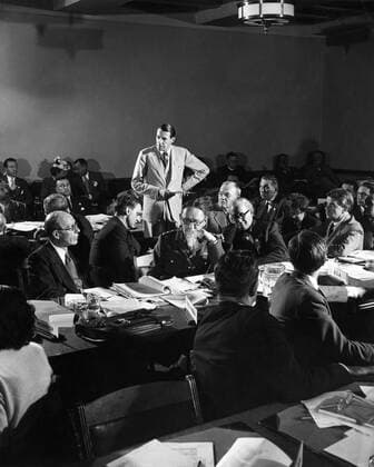 The Charter of the United Nations was drawn up and signed at the United Nations COnference on International Organization (San Francisco COnference), which met at San Francisco from April 25 to June 26, 1945, At the Conference, the proposed Charter was divided into four sections, each of which was considered by a comission. The four comissions were subdivided into twelve technical committees. THis method was adopted as the speediest way of ensuring the fullest discussion. Here is a picture of Mr H F L K van Vredenburch, of the Netherlands, addressing one of the committees. , Niederlande, Holland, Vereinte Nationen, UN UnitedArchives00930140
