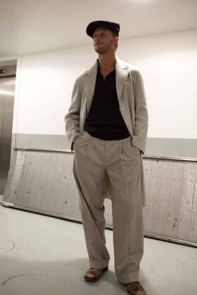 Sept. 30, 2015 - Paris, France - Arnaud Lemaire, fashion male model , producer and television presenter, during the fashion show of Alexis Mabille, Paris, ready to wear, Spring, Summer, Fashion, Collection, 2016, Sandia, Smash, Paris, Arnaud is wearing Yves Saint Laurent Paris France - ZUMAf112