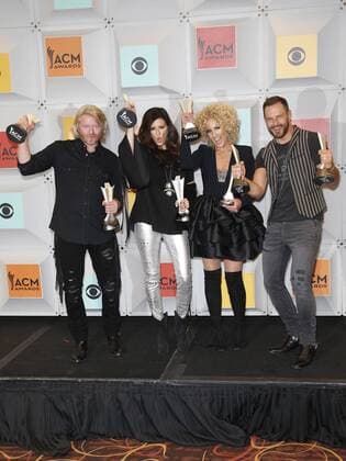 April 3, 2016 - Las Vegas, NV, United States - 03 April 2016 - Las Vegas, Nevada - Little Big Town, Phillip Sweet, Karen Fairchild, Kimberly Schlapman, Jimi Westbrook. 51st Academy of Country Music Awards, ACM Awards, held at MGM Grand Garden Arena. Photo Credit: MJT AdMedia Las Vegas United States - ZUMAa123