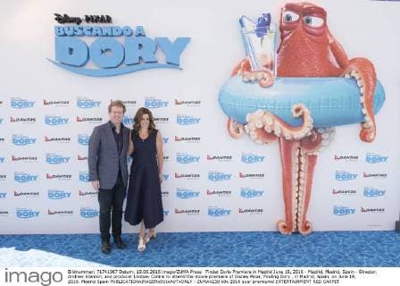 Findet Dorie Premiere in Madrid June 19, 2016 - Madrid, Madrid, Spain - Director, Andrew Stanton, and producer Lindsey Collins to attend the movie premiere of Disney Pixar, Finding Dory , in Madrid, Spain, on June 19, 2016. Madrid Spain - ZUMAn230