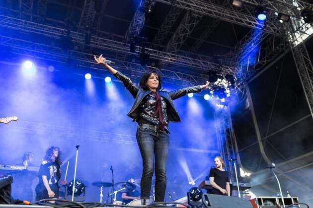 Spielberg 01.07.2016, Red Bull Ring, Spielberg, AUT, FIA, Formel 1, Konzert , im Bild Nena during the concert of Nena at the Red Bull Ring in Spielberg, Austria, 2016 07 01, EX_ANG