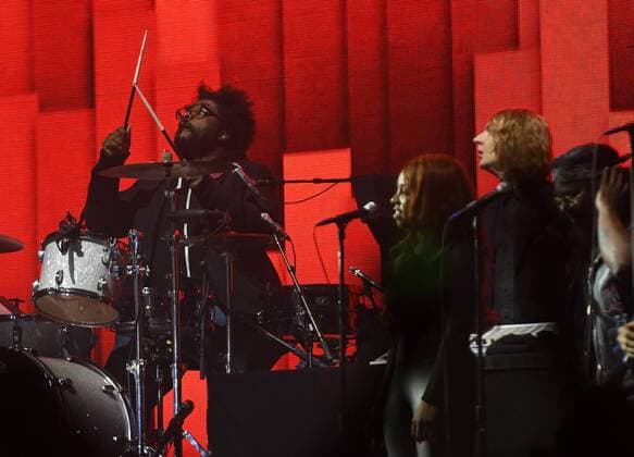 March 5, 2017 - Okeechobee, FL, USA - Questlove of The Roots performs at the 2017 Okeechobee Music and Arts Festival, featuring four days of rock, independent, hip-hop and electronic dance music. In addition to concerts, the event offers art, workshops, yoga, craft foods and a variety of camping options. Okeechobee USA - ZUMAm67_ 20170305_zaf_m67_012 Copyright: xJimxRassolx