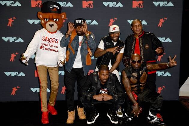 August 26, 2019, Newark, NJ, USA: August 26, 2019 Newark, NJ..Naughty By Nature, Illtown Sluggaz, Redman and Method Man in the press room for MTV Video Music Awards at Prudential Center on August 26, 2019 in Newark, New Jersey. Newark USA - ZUMAny1_ 20190826_zaf_ny1_281 Copyright: xKristinxCallahanx