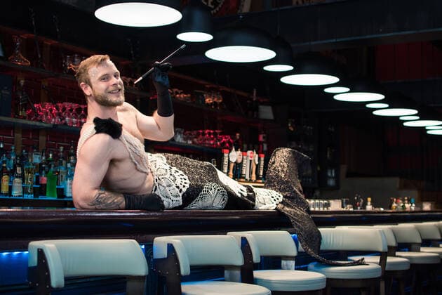 November 25, 2019, Newfoundland and Labrador, Canada: IN PHOTO: Model Gideon Barker..A group of bearded Canadian men have been transformed into mermen for a hilarious charity calendar...The Newfoundland and Labrador Beard and Moustache Club (NLBMC) have raised over £291,000 ($500,000) for local charities from sales of over 30,000 calendars worldwide and now the men are back for the 2020 edition sporting facial hair with fishtails and scales...Dubbed the â€oe2020 MerBâ€⠢ys Calendarâ€Â, it combines the word Merman with the Newfoundland term â€oebâ€⠢y†(pronounced â€oebyeâ€Â), a term similar to the word buddy. ..Hasan Hai, founder of the NLBMC and the MerBâ€⠢ys project, explains: â€oeOur club embraces healthy and progressive expressions of masculinity; we delight in breaking down outdated and harmf - ZUMAc218 20191125_zia_c218_024 Copyright: xCOVERxImagesx