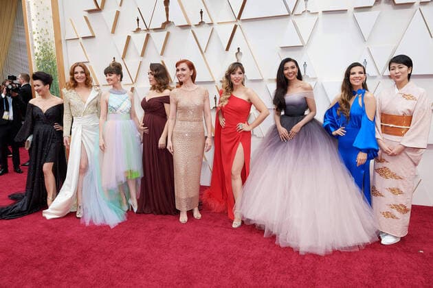Kasia Laska, Willemijn Verkaik, Lisa Stokke, Maria Lucia Heiberg Rosenberg, Anna Buturlina, Gisela, Gam Wichayanee, Carmen Garcia Saenz, Takako Matsu, arrive on the red carpet of The 92nd Oscars® at the Dolby® Theatre in Hollywood, CA on Sunday, February 9, 2020. Los Angeles CA USA Copyright: xNickxAgrox 33967211PLX
