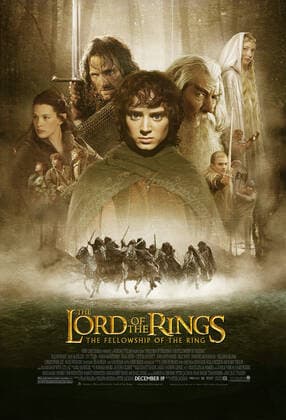THE LORD OF THE RINGS: THE FELLOWSHIP OF THE RING, US poster art, top, starting with large heads, from left: Liv Tyler, Viggo Mortensen, Elijah Wood, Ian McKellen, Orlando Bloom (archer), Sean Bean (horn), John Rhys-Davies (helmet), Cate Blanchett, 2001. New Line Cinema courtesy Everett Collection Warner Bros Courtesy Everett Collection !ACHTUNG AUFNAHMEDATUM GESCHÄTZT! PUBLICATIONXNOTxINxCANxCHNxFRAxITAxJPNxNORxPOLxRUSxESPxUKxUSA Copyright: xNewxLinexCinema CourtesyxEverettxCollectionx MCDLOOF EC034