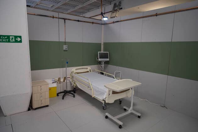 March 21, 2020, Tehran, Iran: A view of a temporary established emergency hospital in a part of the world s largest shopping mall complex called Iran Mall , to treat patients infected with the COVID-19 disease, caused by the SARS-CoV-2 coronavirus, in the northwest of the capital of Tehran, Iran. Iran is one of the countries most affected by the devastating pandemic of the coronavirus. According to the latest report by the Ministry of Health, there are at least 20,610 confirmed cases of coronavirus infections and 1,556 people have died from the virus throughout Iran. Tehran Iran - ZUMAf146 20200321_zip_f146_010 Copyright: xRouzbehxFouladix