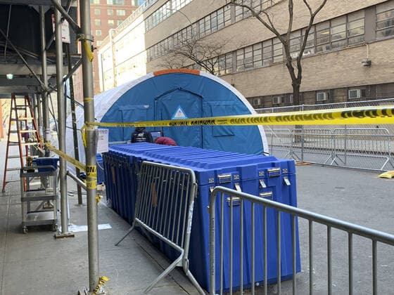 March 26, 2020, International, New York ,USA: (INT) COVID-19 caused the death of a nurse at Mount Sinai West Hospital.March 26,2020,New York,USA:The nursing manager at Mount Sinai West Hospital on 10th Avenue in New York, Kious Jordan Kelly, was hospitalized on March 17 and died on Tuesday (24). He was in his 40s and treated Coronavirus patients at the hospital. And since the 24th after his death, visitors areno¢âö¬â¢t allowed anymore into the hospital and only staff and patients with serious problems are allowed. In addition, emergency care is being set up outside the hospital to treat coronavirus patients...Credit: Thenews2 International - ZUMAn293 20200326_znp_n293_039 Copyright: xNiyixFotex