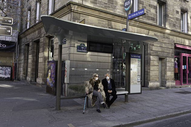 Coronavirus in Frankreich, Eindrücke aus Paris April 5, 2020, Paris, France: (INT) Paris amid Coronavirus. April 5,2020,Paris,France:Little movement in the streets of Paris,capital of France, this Sunday afternoon (5), due to the isolation imposed by the Coronavirus pandemic...Credit: Thenews2 Paris - ZUMAn293 20200405_znp_n293_041 Copyright: xEricxBrommex