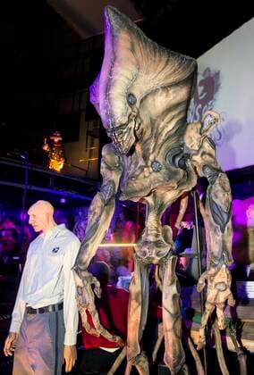 September 22, 2020 - Hollywood, California, USA - Premiering at the Montalban on September 24 will be Icons of Darkness, an exhibit of Sci-Fi, Horror and Fantasy memorabilia amassed over decades of collecting by Richard Rich Correll. Consisting of more than 3,000 items and valued at over $13 million, Correll s holdings, 65% of which are in the exhibition, include screen-used artifacts, life-like replicas and props from films spanning nearly 100 years of Hollywood history. Hundreds of films are represented, including Frankenstein, The Exorcist, Star Wars, Iron Man, Jurassic Park, Spiderman, The Joker, and Harry Potter. The exhibit opens to the public in two days with appropriate social distancing guidelines in effect. Hollywood U. - ZUMAce6_ 20200922_zaf_ce6_024 Copyright: xBrianxCahnx