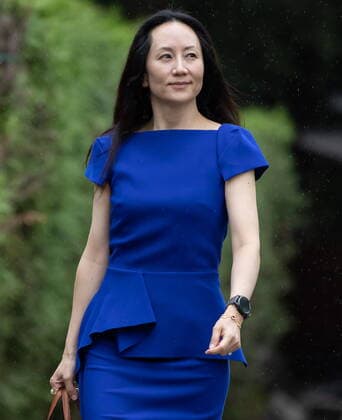 August 16, 2021, Vancouver, BC, Canada: Meng Wanzhou, chief financial officer of Huawei, leaves home to attend her extradition hearing at B.C. Supreme Court, in Vancouver, on Monday, August 16, 2021. Vancouver Canada - ZUMAc35_ 20210816_zaf_c35_013 Copyright: xDarrylxDyckx