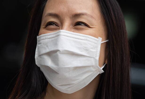 August 17, 2021, Vancouver, BC, Canada: Meng Wanzhou, chief financial officer of Huawei, returns to B.C. Supreme Court after a break from her extradition hearing, in Vancouver, on Tuesday, August 17, 2021. Vancouver Canada - ZUMAc35_ 20210817_zaf_c35_055 Copyright: xDarrylxDyckx