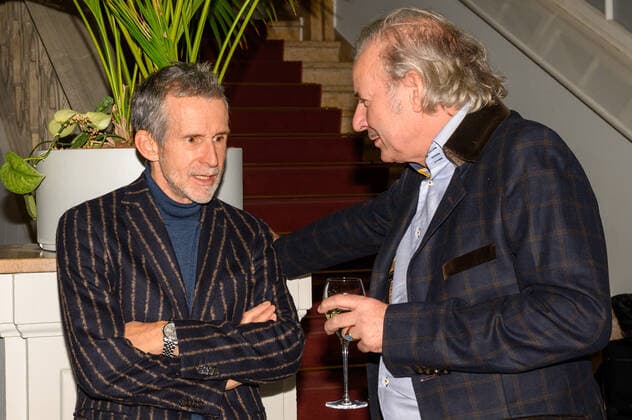 Berlin GER, Berlin, 21 11 21, Goetz George Preis 4 Red Carpet v l Ulrich Matthes is a German actor, dubbing , radio play and audio book narrator President of the German Film Academy, Leander Haussmann, Goetz George Preis 4 Red Carpet, Kaiserin Friedrich Haus, 21 11 21, Copyright: xUwexKoch Eibner-Pressefotox EP_UKH