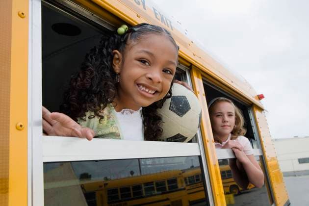 Elementary Students on School Bus, model released, , 10050666.jpg, Outdoors,Whites,Portrait,Hispanics,people,Child,Two People,Girls,Children,Females,Head And Shoulders,Posed,headshot,Pre-Teen,10-12 Years,Young,Pre-Teen Girl,Sports Equipment,human being,human,Learning,Ball,5-6 Years,Transportation,Motor Vehicle,Vehicle,Ethnic Diversity,Riding,Looking,Diversity,transport,transporting,Photography,Education,Coach,Passenger,Head Shot,Soccer Ball,Caucasian,outside,sports gear,athletic gear,Window,two people only,two,pair,Multi-Racial,Student,Multiracial,Rider,gaze,ethnic,ethnicity,race relations,racially diverse,ethnically diverse,diverse,different,difference,racial diversity,multiethnic,multicultural,multi-ethnic,multi-cultural,mixed ethnicity,