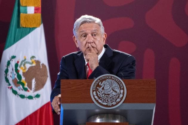 August 3, 2022, Mexico City, Mexico City, Mexico: August 03, 2022, Mexico City, Mexico. Mexican President Andro s Manuel Lo³pez Obrador gave his morning lecture on Wednesday. In addition, he was accompanied by Elizabeth Vilchis who presented the Who s who in the lies. On August 03, 2022 in Mexico City, Mexico. Mexico City Mexico - ZUMAe321 20220803_zia_e321_024 Copyright: xAlexxDalton xEyepixxGroupx