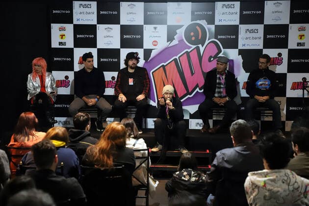 August 10, 2022, Sao Paulo, Brazil: Talk show during the launch event of the MUS Award, held at Audio, in Agua Branca neighborhood, in Sao Paulo, on Wednesday (10). In addition to the music awards, the event has surprise concerts, presence of bands, artists and personalities from the musical environment such as: Raphael Denadai, Representative of DIRECTV GO, Cristiano Ayres, president of Modal Bank, Daniel Ibri, president of the investment fund Mindset Ventures, Marcelo Rossi, creator and founder of the MUS Award, Madame Mim, businesswoman, curator and presenter of the event and Ze Antonio Algodoal, former director of MTV Brasil. Copyright: xLecoxVianax