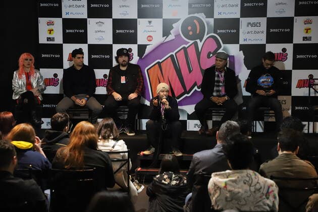 August 10, 2022, Sao Paulo, Brazil: Talk show during the launch event of the MUS Award, held at Audio, in Agua Branca neighborhood, in Sao Paulo, on Wednesday (10). In addition to the music awards, the event has surprise concerts, presence of bands, artists and personalities from the musical environment such as: Raphael Denadai, Representative of DIRECTV GO, Cristiano Ayres, president of Modal Bank, Daniel Ibri, president of the investment fund Mindset Ventures, Marcelo Rossi, creator and founder of the MUS Award, Madame Mim, businesswoman, curator and presenter of the event and Ze Antonio Algodoal, former director of MTV Brasil. Copyright: xLecoxVianax