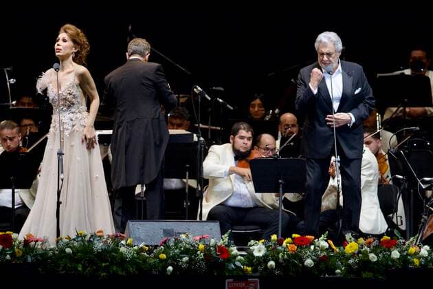 August 16, 2022, Mexico City, Mexico City, Mexico: August 16, 2022, Mexico City, Mexico: The Spanish tenor Placido Domingo, 81, performs on stage as part of his Mexico s Tour at Mexico City Arena. on August 16, 2022 in Mexico City, Mexico. Mexico City Mexico - ZUMAe321 20220816_zia_e321_098 Copyright: xJulianxLopezx xEyepixxGroupx
