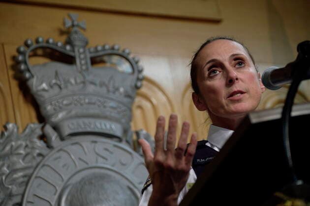 September 7, 2022, Regina, Saskatchewan, Canada: Assistant Commissioner Rhonda Blackmore speaks during a press conference at RCMP F Division Headquarters in Regina on Wednesday Sept. 7, 2022. Myles Sanderson, a suspect in a deadly series of stabbings in Saskatchewan, was caught by police on a highway, arrested, and died, RCMP said Wednesday. Regina Canada - ZUMAc35_ 20220907_zaf_c35_179 Copyright: xMichaelxBellx