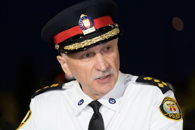 September 12, 2022, Mississauga, ON, CANADA: Toronto Police Chief James Ramer speaks to the media at the scene of a shooting in Mississauga, Ont., Monday, Sept. 12, 2022. Cst. Andrew Hong, of the Toronto Police Service, was fatally shot after two separate shootings left two dead and three injured in the Greater Toronto Area on Monday afternoon. Mississauga CANADA - ZUMAc35_ 20220912_zaf_c35_186 Copyright: xArlynxMcadoreyx