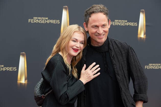 Inga HUMPE, Musician, Tommi ECKART, Musician, Band ZWEIRAUMWOHNUNG, Red Carpet, Red Carpet Show, Arrival, Arrival, German Television Award, The Night of the Creatives The German Television Award 2022, German Television Award 2022 in Cologne, on 13 09 2022