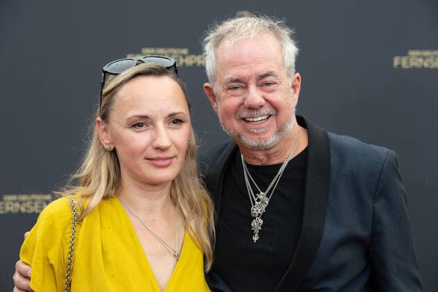 Helmut ZERLETT, musician, and his wife Natalia ZERLETT, Red Carpet, Red Carpet Show, Arrival, Arrival, German Television Award, The Night of the Creatives The German Television Award 2022, German Television Award 2022 in Cologne, on 13 09 2022