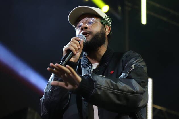 RECORD DATE NOT STATED October 15, 2022, Sao Paulo, Brazil: Show by rappers Emicida, Drik Barbosa, Rael and Evandro Fioti, with the participation of Tuyo, during the Novabrasil Music Festival, which takes place this weekend at Sambodromo do Anhembi, in Sao Paulo, on Saturday (15). Copyright: xLecoxVianax