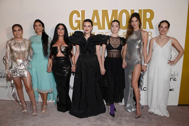 Glamour Women Of The Year Red Carpet November 10, 2022, Mexico City, Mexico: (L-R) Aislinn Derbez, Martha Debayle, Farah Slim, Greta Elizondo, Alessandra Ambrosio, Ximena Sarinana attend the red carpet of the Glamour Women of The Year at Sofitel Hotel Mexico City. on November 10, 2022 in Mexico City, Mexico. (Photo by Carlos Tischler Eyepix Group) Copyright: xCarlosxTischler xEyepixxGroupx CT_10112022_81033