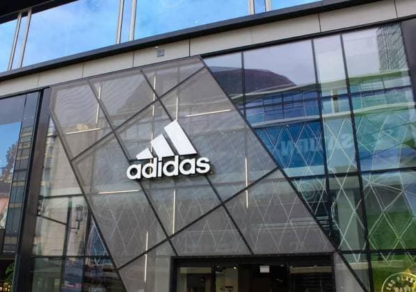 The facade of the Adidas store in Frankfurt am Main, Germany, Frankfurt am Main, Germany - April 20, 2022: The facade of the Adidas store on Zeil street. Adidas AG is a German corporation, the largest sportswear manufacturer in Europe and the second biggest in the world., Frankfurt am Main, Germany - April 20, 2022: The facade of the Adidas store on Zeil street. Adidas AG is a German corporation, the largest sportswear manufacturer in Europe and the second biggest in the world., 09.02.2023, Copyright: xmarina13x Panthermedia33606078.jpg