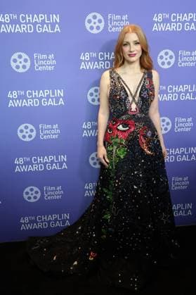 April 24, 2023, New York, NY, USA: JESSICA CHASTAIN attends the 48th Chaplin Award Gala honoring Viola Davis, presented by Film at Lincoln Center,.Alice Tully Hall, Lincoln Center, NYCApril 24, 2023 .New York City..April 24, 2023. New York USA - ZUMAms4_ 20230424_zaf_ms4_007 Copyright: xSoniaxMoskowitzxGordonx