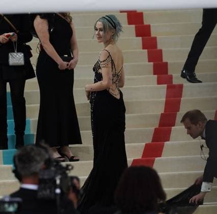 RECORD DATE NOT STATED MET GALA 2023 (KARL LAGERFELD, In Line of Beauty) (NEW) MET GALA 2023 (KARL LAGERFELD, In Line of Beauty). May 01, 2023, New York, USA: The Met Gala was held in New York City, with theme of Karl Lagerfeld (In Line of Beauty). He was also honored because of his contributions in the field of fashion, like the well - known brands- Chloe, Fendi, Balmain, Patou and Chanel. And as expected the Met Gala 2023 was successfully attended by famous personalities in the society. Credit: Jorge Estrellado Thenews2 MET GALA 2023 (KARL LAGERFELD, In Line of Beauty) Copyright: xJorgexEstrelladox