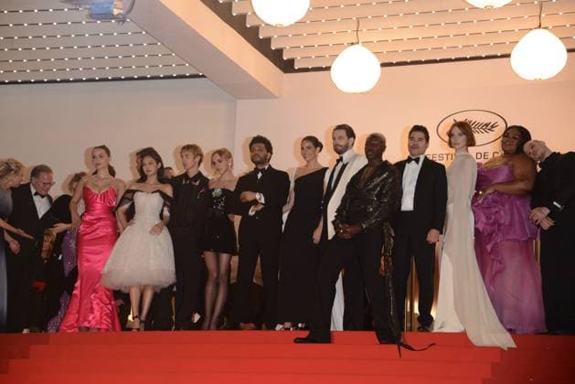 May 22, 2023, CANNES, France: Troye Sivan, Ashley Levinson, Sam Levinson, Lily-Rose Depp, Abel The Weeknd Tesfaye, Rachel Sennott, Moses Sumney, Sophie Mudd, Hari Nef, Da vine Joy Randolph, Jennie Ruby Jane, Reza Fahim and Hank Azariattend the The Idol red carpet during the 76th annual Cannes film festival at Palais des Festivals on May 22, 2023 in Cannes, France. CANNES France - ZUMAi09_ 20230522_zaf_i09_094 Copyright: xFrederickxInjimbertx