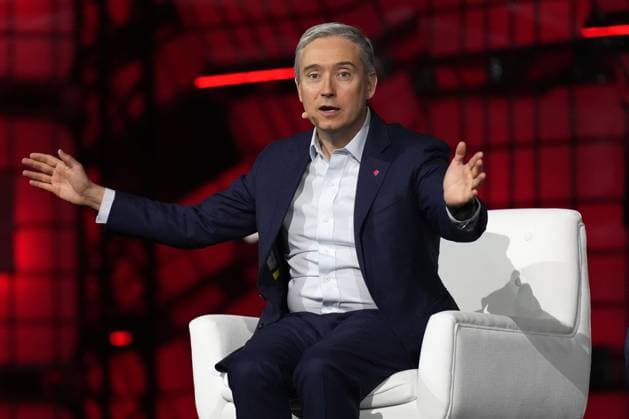 June 28, 2023, TORONTO, ON, CAN: Francois-Phillipe Champagne, Federal Minister of Innovation, Science and Industry, speaks at the Collision conference, in Toronto, Wednesday, June 28, 2023. TORONTO CAN - ZUMAc35_ 20230628_zaf_c35_015 Copyright: xChrisxYoungx