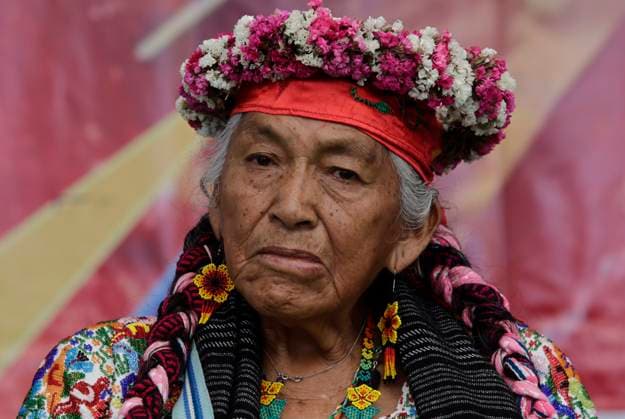 Press Conference For The Crystallised Sweets Fair In Xochimilco, Mexico City Abuelita Amalia Salas Casales, artisan, traditional doctor and activist for the defence of the land, corn, water and chinampas of Lake Xochimilco, during a press conference at the Archaeological Museum in the municipality of Xochimilco, Mexico City, on the occasion of the Crystallised Sweet Fair in Santa Cruz Acalpixca. This fair has been held since 1982 in the town of Santa Cruz Acalpixca, Xochimilco, with the purpose of making known products such as chilacayote, pumpkin, carrots, nopal, among others typical of the region; ingeniously transformed in an artisanal way into delicious and exotic sweets. The crystallization of sweets is a technique of conventual ori Copyright: xGerardoxVieyrax originalFilename: vieyra-notitle230711_npNcJ.jpg